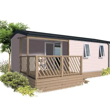 Zecamping 4 Etoiles Piscine Chauffee Chalet Tv Lv Bbq 35M2 *